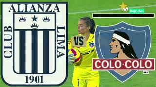 RESUMEN ALIANZA LIMA 03 ColoColo  NOCHE BLANQUIAZUL FEMENINA ⚽️🔵⚪️ [upl. by Sug]