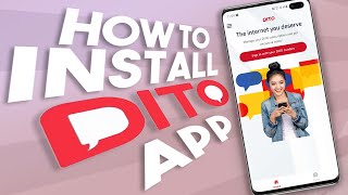 How to Download and Install DITO App  Official Link [upl. by Nahtanha]