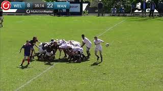 HIGHLIGHTS  XV Rugby Wellington College Vs Wanganui Collegiate [upl. by Eelac]