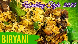 Mutton Biryani Wedding style at Home Recipe [upl. by Jollenta]