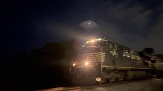 NS Train 111 Highballs Westbound With Hornshow amp ES44DC Duo [upl. by Daus]