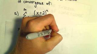 Interval and Radius of Convergence for a Series Ex 4 [upl. by Neilla]