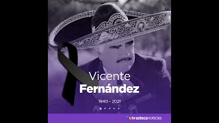 EN VIVO Sigue viendo el homenaje póstumo a Vicente Fernández quotEl Charro de Huentitánquot [upl. by Aerdnek]