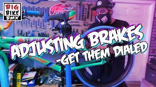 How to adjust the brakes on your bike [upl. by Esyla]