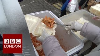 Sikh charity feeding homeless people in London [upl. by Hagood]