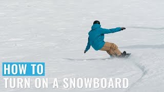 How To Turn On A Snowboard [upl. by Eitsim]