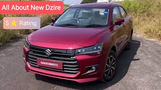 Maruti Suzuki Swift Dzire 2024Sunroof New FeaturesNew DzireSafest Maruti Car ❤️Dzire 2024 [upl. by Ashbey]