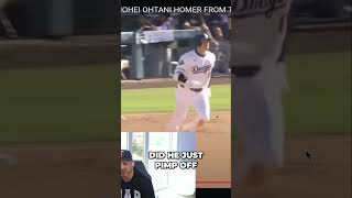 Shohei Ohtanis Insane Home Run Moment [upl. by Eiuol]