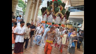 Karthigai Deepam 2019  Thachnas Kavadi  Singapore [upl. by Janka878]