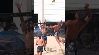 Rally of the day 🔥🔥🔥 volleyball beachvolleyball volleyballworld volleyballmatch [upl. by Araec861]