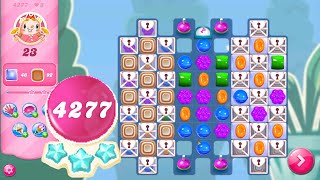 Candy Crush Saga Level 4277 NO BOOSTERS  3 Sugar Stars 🌟🌟🌟 [upl. by Ahl301]