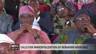 CALL FOR IMMORTALIZATION OF BENJAMIN ADEKUNLE [upl. by Anaitit30]