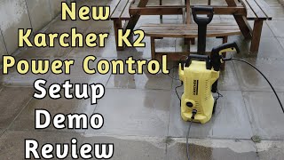 Kärcher K2 Power Control Pressure Washer Setup Review amp Demonstration [upl. by Aihcila]