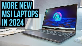 New MSI Laptops for Gamers amp Creators in 2024 [upl. by Leahcir]