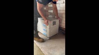 Installing a home battery energy storage system  adding the master section top section [upl. by Mateo745]