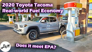 2020 Toyota Tacoma TRD OffRoad – Realworld Highway MPG Test [upl. by Nara]