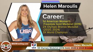 Helen Maroulis  USAs 1st Female Olympic GOLD Medalist joins BEG Wrestling [upl. by Gosnell685]