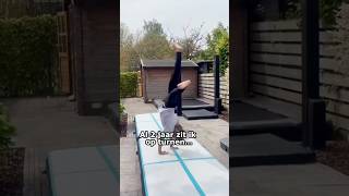 Ken jij deze nieuwe Airtracks al Die salto op het einde… 😱😍 turnen airtrack stardupp gymnast [upl. by Ahtibat]