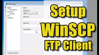 How to Set Up WinSCP [upl. by Eriuqs]