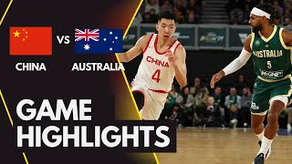 AUSTRALIA VS CHINA  Basketball Friendly Game  Full Highlights  July 22024 [upl. by Edaw]