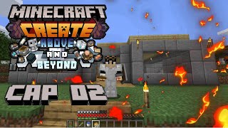 CAP 02 Granja de Madera Horno Avanzado Guia Modpack Create above and beyond [upl. by Goeselt]