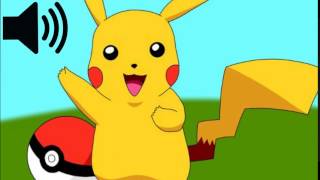 Pokemon Pikachu Sound Effect [upl. by Anidem]