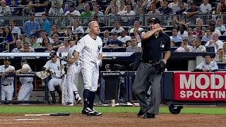 BOSNYY Gardner gets tossed by the homeplate umpire [upl. by Siugram]