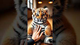 Cute fat tiger kawaii cute shrortsfeed animals tigerlove tiger funny [upl. by Eeladnerb927]