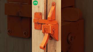 Automatic wooden door latch latch lock gate [upl. by Lash612]