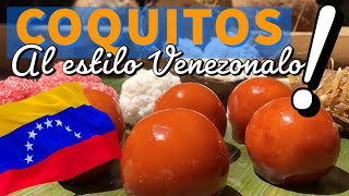 COQUITOS CUBIERTOS DE CARAMELO  al estilo Venezolano  Conserva de coco y dulce de coco receta [upl. by Ymaj]