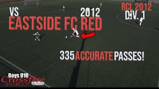 RCL 2012 Div 1 2022 Crossfire Premier 2013 RCL 1 vs Eastside FC 2012 Red [upl. by Vaules]