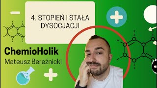 4 Stopień i stała dysocjacji Prawo rozcieńczeń Ostwalda [upl. by Larina]