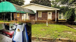 ABANDONED Funeral Home With STAINED CASKETS Ashes amp Classic Vehicles [upl. by Ahtiek]