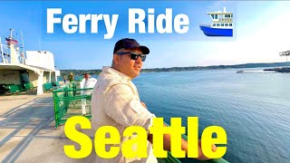 My Favorite Ferry Ride Boat Tour in Seattle Washington 🇺🇸 Pakistani Cruising in America [upl. by Sheff]