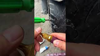 SIDEWALL TIRE PATCH ASMR hobbies tire tirepatch workshop [upl. by Odab]