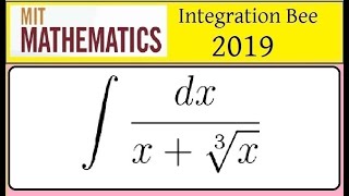 🐝MIT Intégration Bee 2019 qualifying exam problem 17 Concours de Calculs dintégrales qualifiers [upl. by Hartmunn57]