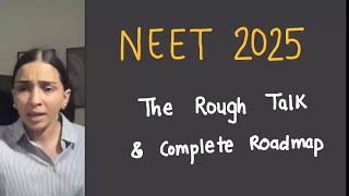 Reality Check Complete Roadmap For NEET 2025 if you are zero [upl. by Nagar]