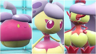 FULL BOUNSWEET EVOLUTION TEAM Shiny Bounsweet Steenee Tsareena Moveset Pokemon Scarlet and Violet [upl. by Ma]