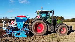 Fendt 720 amp Lemken Solitair 9 [upl. by Nniuqal]