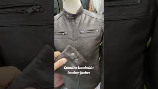 Best leather jacket brands hussainleather Lambskin leather jacket fashion leather jacket [upl. by Sitnik326]