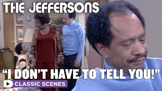 Uncle George Is In Trouble  The Jeffersons [upl. by Divan]