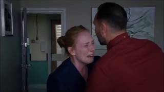 Holby City  Jac breaks down in front of Fletch [upl. by Kenward84]