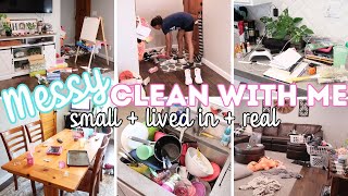 NEW MESSY WHOLE HOUSE CLEAN WITH ME  SUNDAY RESET  CLEANING MOTIVATION [upl. by Healey]