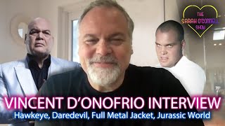 Vincent DOnofrio interview  Kingpin Hawkeye Echo Daredevil Full Metal Jacket SpiderMan [upl. by Refynnej542]