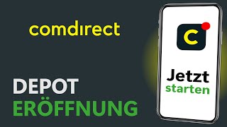 Depot eröffnen  comdirect Tutorial [upl. by Aratak]