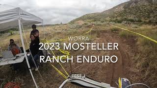 2023 WORRA Mosteller Ranch Enduro Test 4 [upl. by Ushijima]