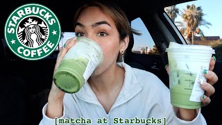 how to order matcha at Starbucks 6 ways [upl. by Grassi]