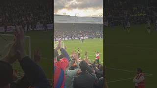 Maxence Lacroix celebrating with the cpfc fans at full time after beating spurs🔥🦅 [upl. by Erinna]