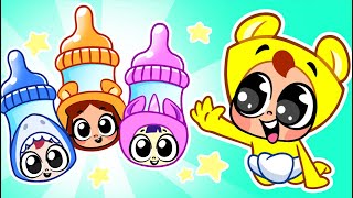 Bottle Of Milk 🍼♥️🍼 Funny Kids Songs And Nursery Rhymes😍 [upl. by Huggins]