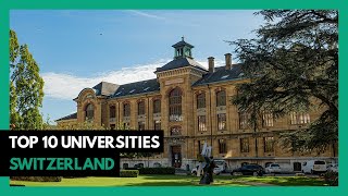 Top 10 Best Universities in SWITZERLAND  2024 College Rankings [upl. by Locin]